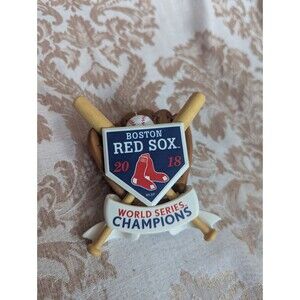 HALLMARK BOSTON RED SOX 2018 WORLD SERIES Champs CHAMPIONS CHRISTMAS ORNAMENT
